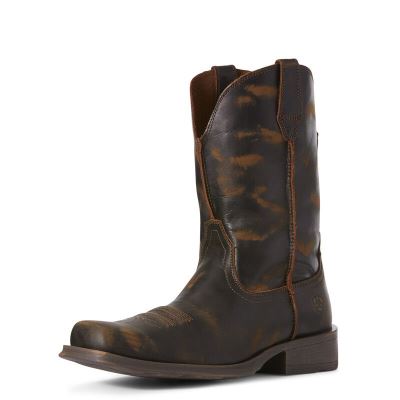 Ariat Rambler Ultra - Western Laarzen DonkerBruin Heren - 31511-586